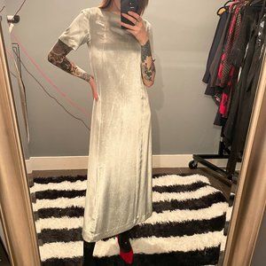 Vintage midi-length velvet dress - Japanese